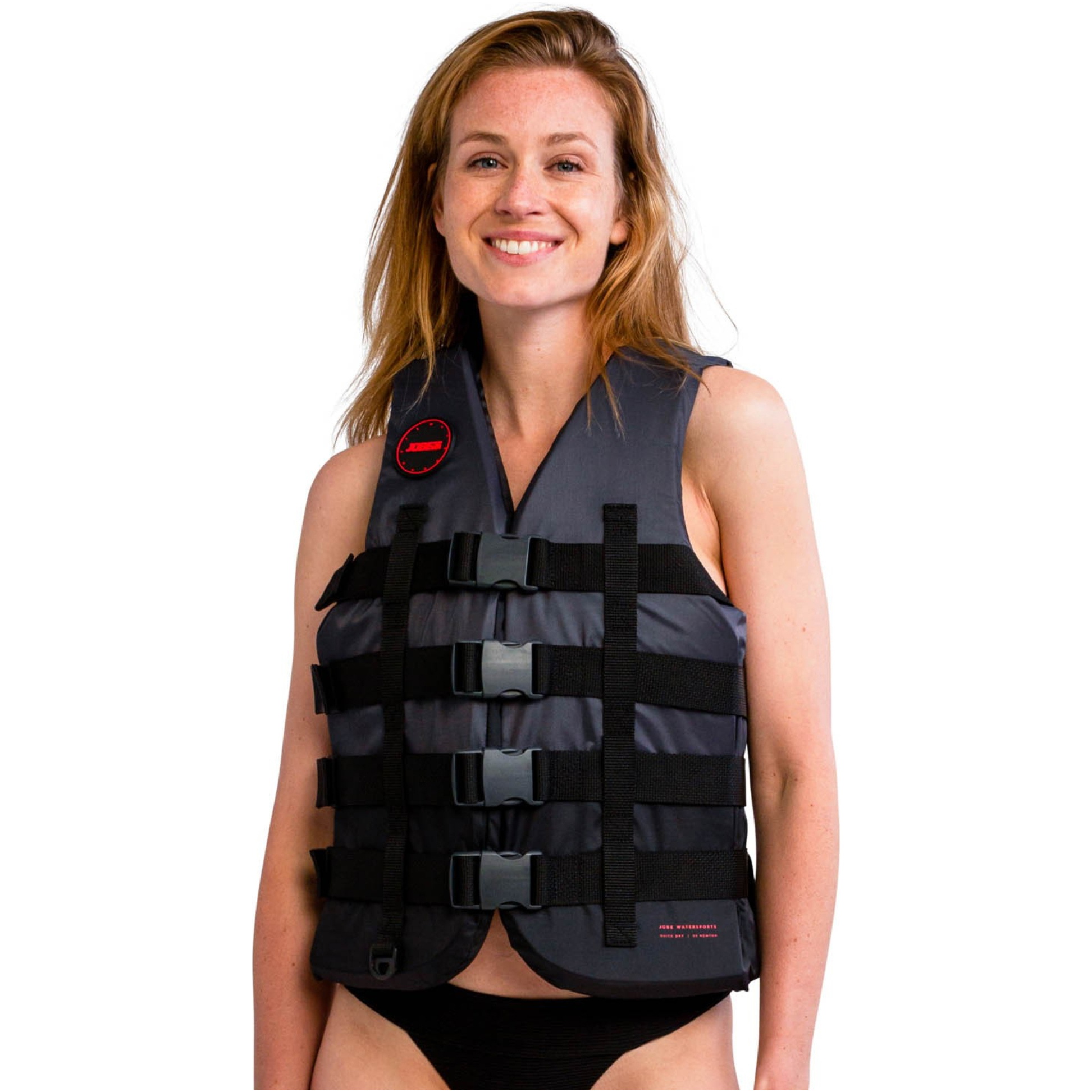 2026 Jobe Womens 4 Buckle Vest 244823019 - Black